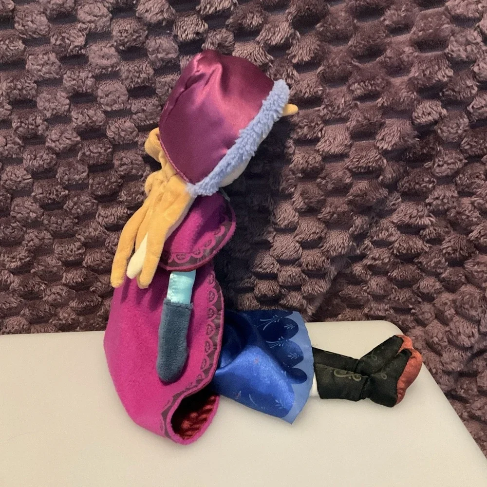 Disney Collection Frozen Anna Blue Dress Plush Soft Doll 16
